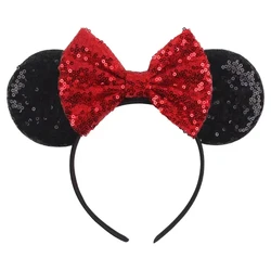 Ziming 9.5 cm Big Size Black Mouse Ears Headband For Girls 5