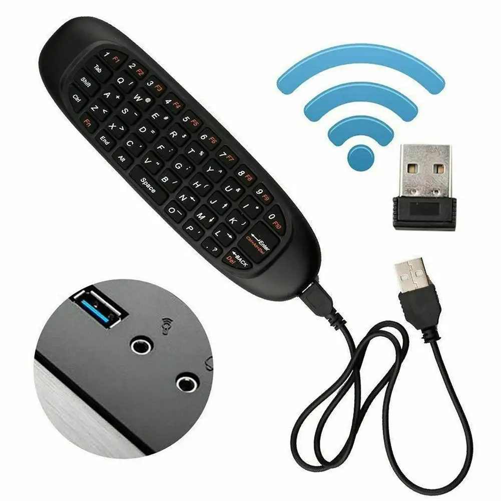 Backlit colorido Voice Flying Mouse, Controle Remoto, Mouse Voador Sem Fio Air, Mini, Edição 120, T10