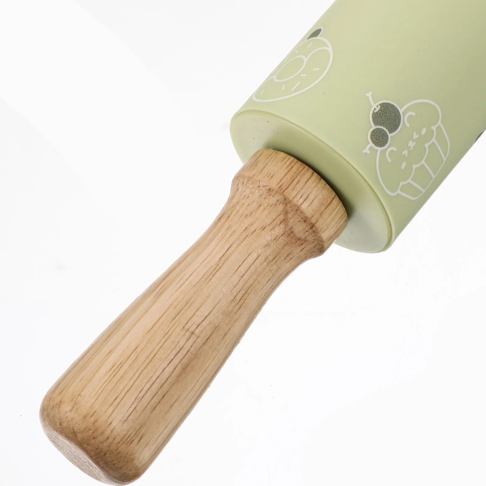 

Wooden Handle Non-Stick Rolling Pin Dough Roller for Baking Pastry Cookies Pizza Bread Clay Rolling Pin Kids Kitchen Tools
