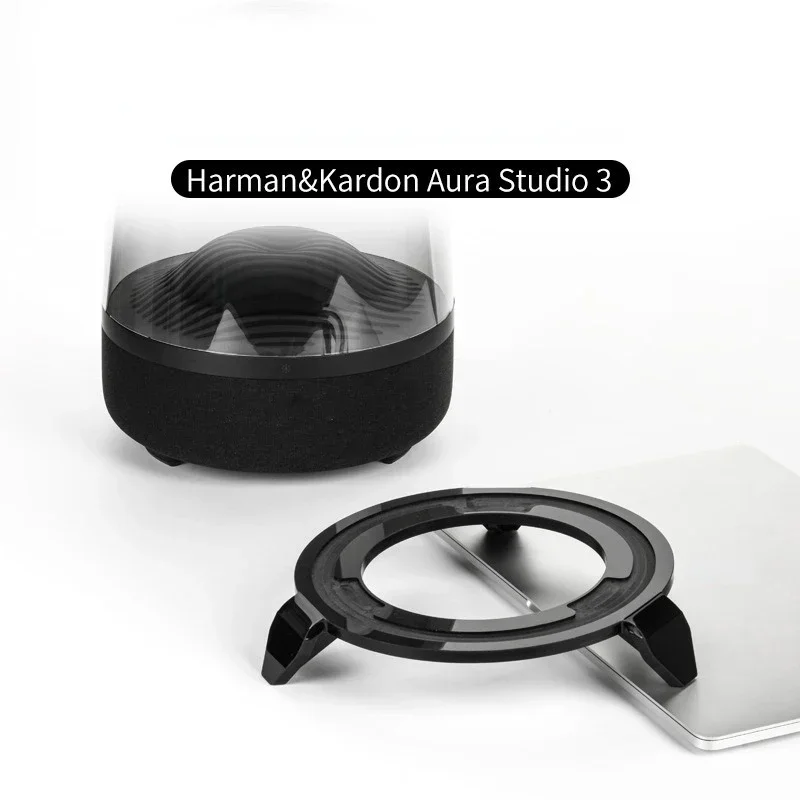 Acrylic Speaker Stand Portable Audio Speaker Desktop Mount Holder Compatible For Harman/Kardon Aura Studio3/4 Speaker