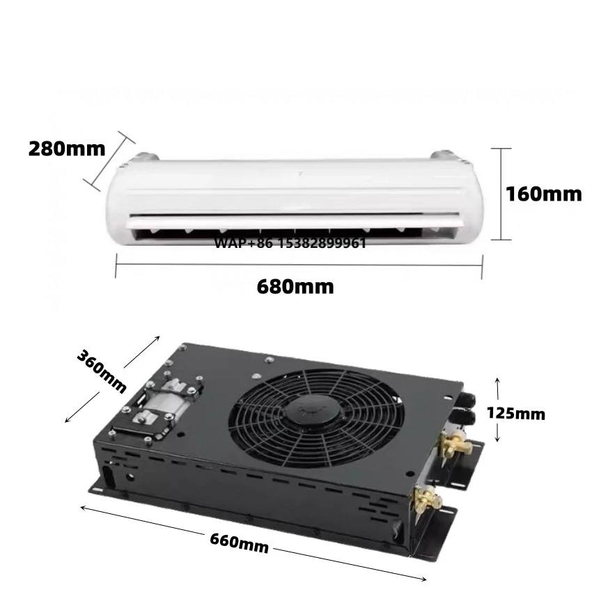 

Universal Cabin Electric 24V DC Air Conditioner 12V AC Unit System 12 Volt Camper RV Air Conditioning