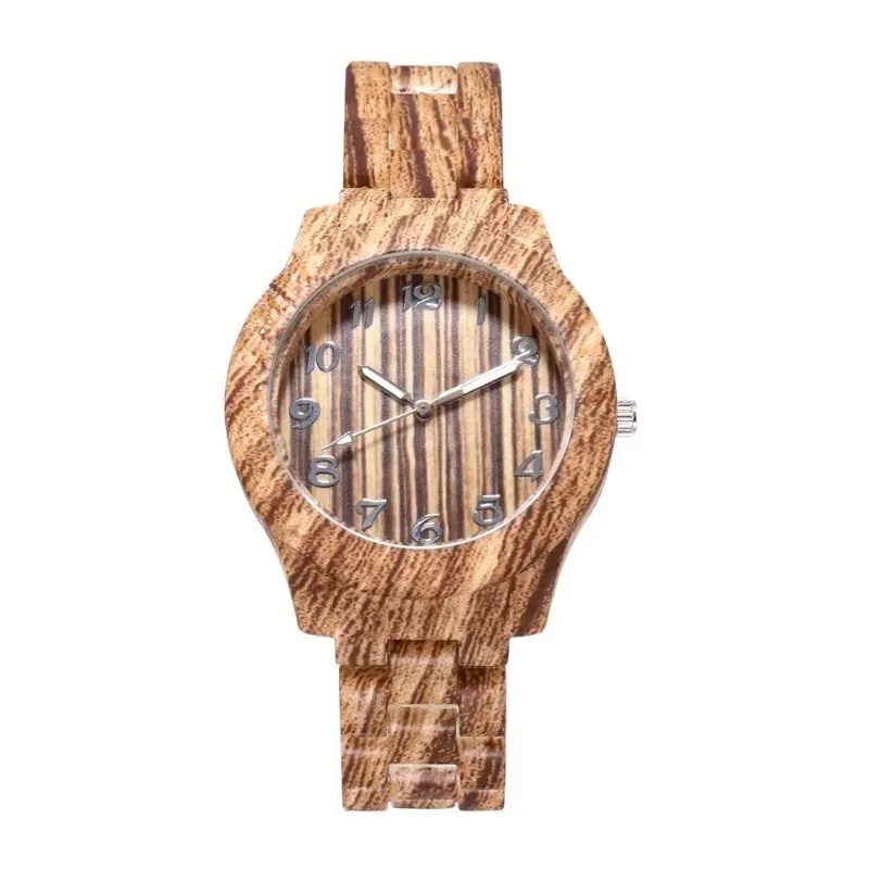 Relógio De Bambu Casual para Homens e Mulheres, Relógios De Pulseira De Madeira, Relógios De Pulso De Quartzo, Presente para Homens, Designer De Moda