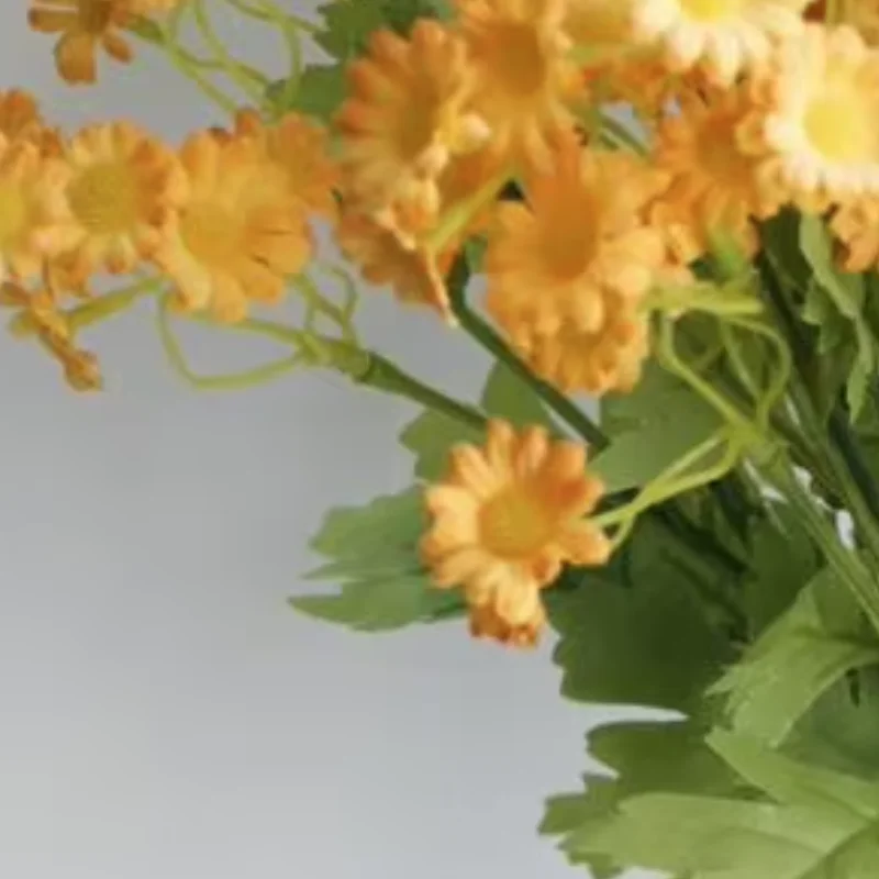 

Artificial Flower Bouquet Silk Faux Blooms Lifelike Stems for Home Office Wedding Decor Decorative for Photography Props