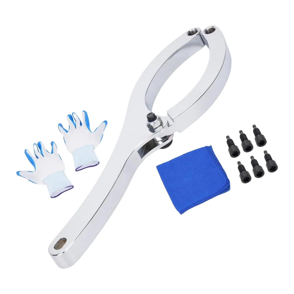 Oil Seal Wrench Set 7pcs for For excavator Arm Cylinder For piston Repair Tool with Adjustable Dual Hook up to 230mm