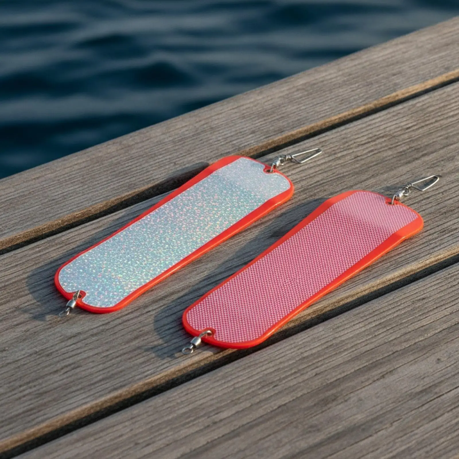 Double Sided Reflective Lure Board ABS Material for Sea Fishing Trolling Lures and Offshore Tackle