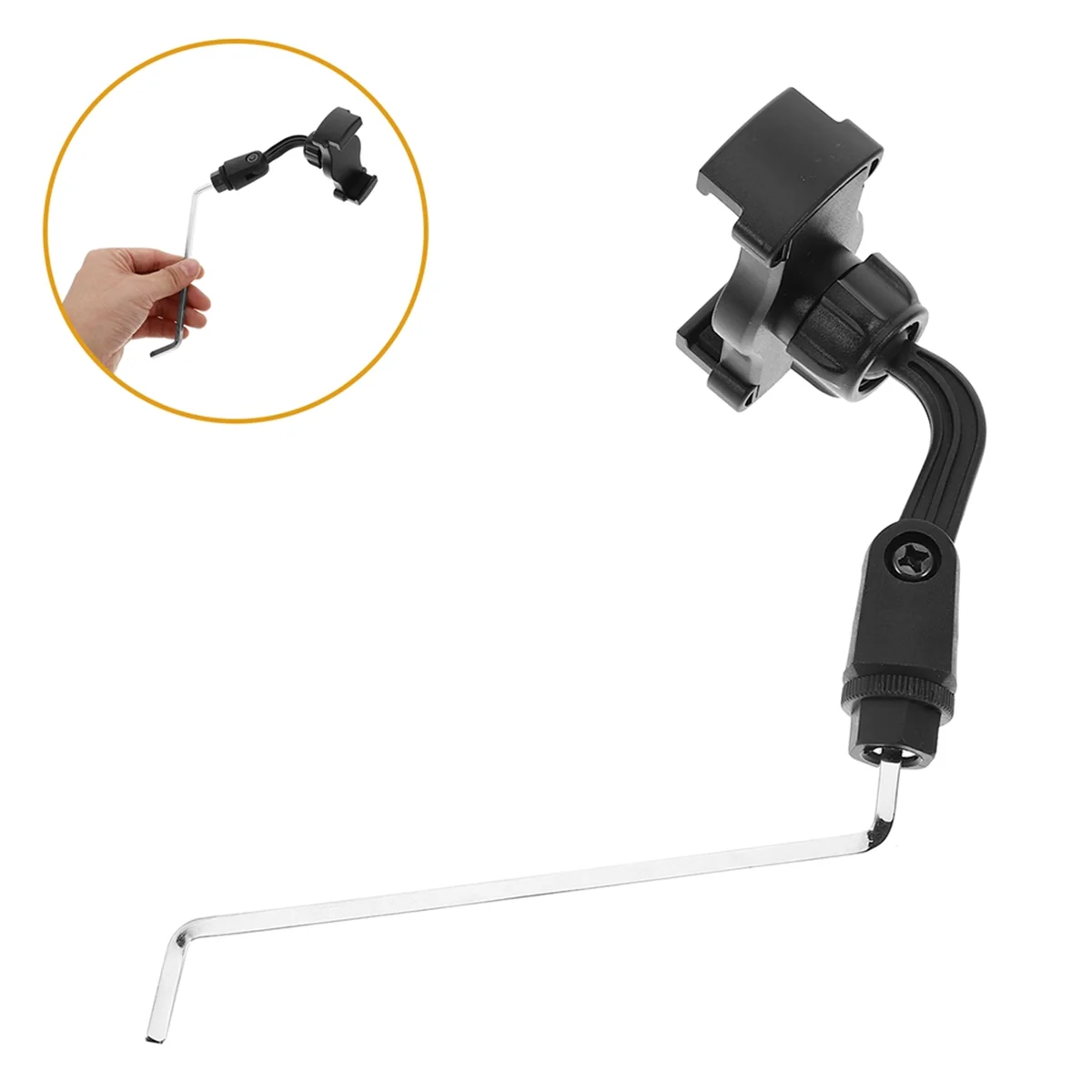 Y02AMobile Phone Holder Saxophone Stand Support Music Attachment Bracket Grip Mount Clip Cell Kickstand Music Stand