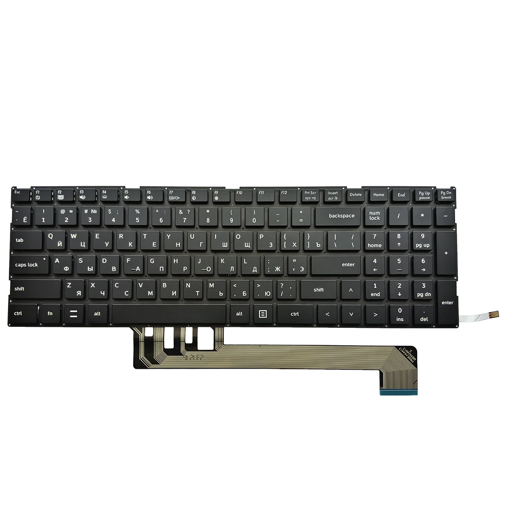 RU الروسية الخلفية استبدال لوحة المفاتيح ل FE54 VJFE54 MB3424012 PRIDE + K4405 NB343-03-BR2 MB3424019 PRIDE + K6480 MB3424013