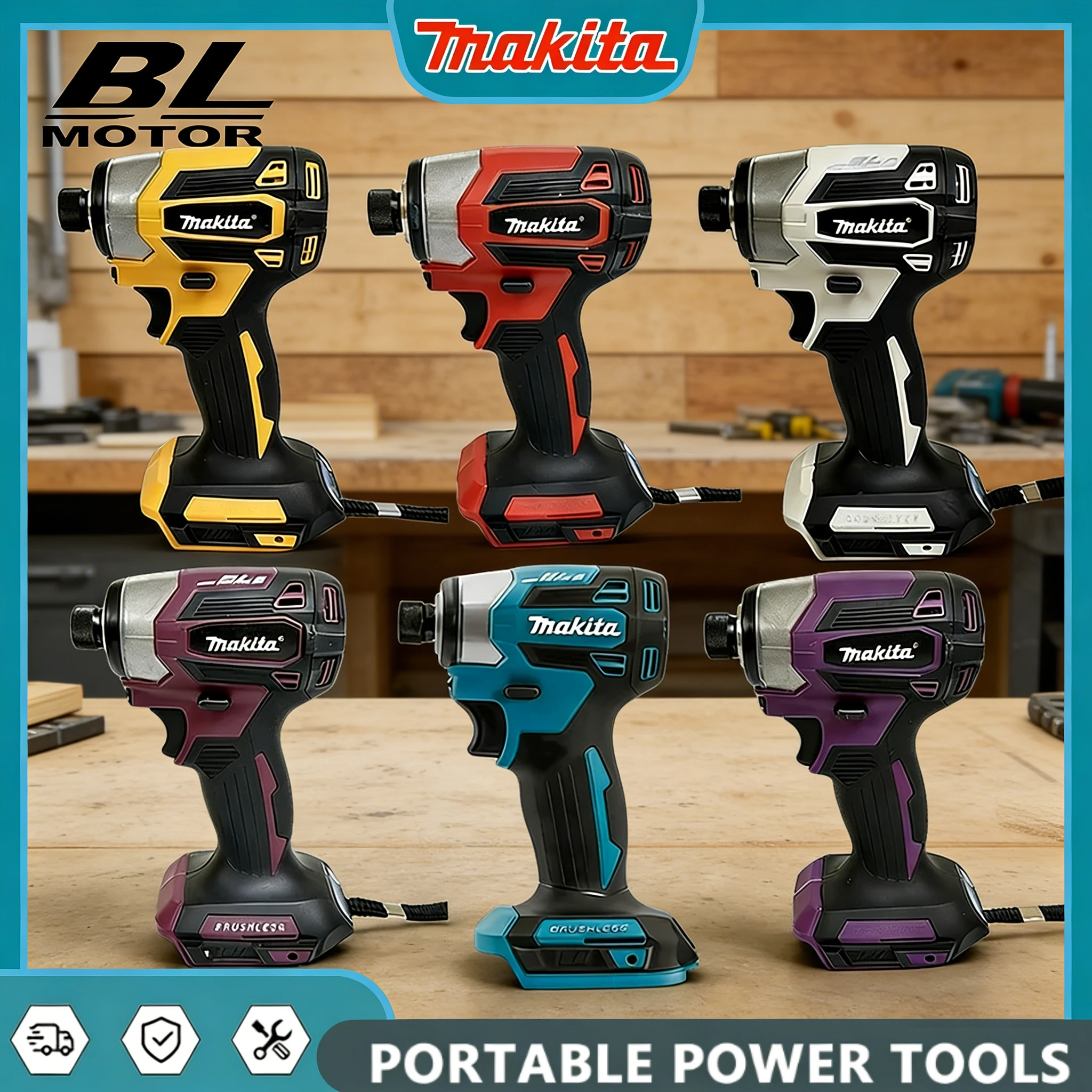 

Аккумуляторный ударный гайковерт Makita DTD173, бесщеточный, 180 Н·м, для дерева, с режимом T-Mode, электрическая дрель, перезаряжаемый электроинструмент для аккумуляторов 18В