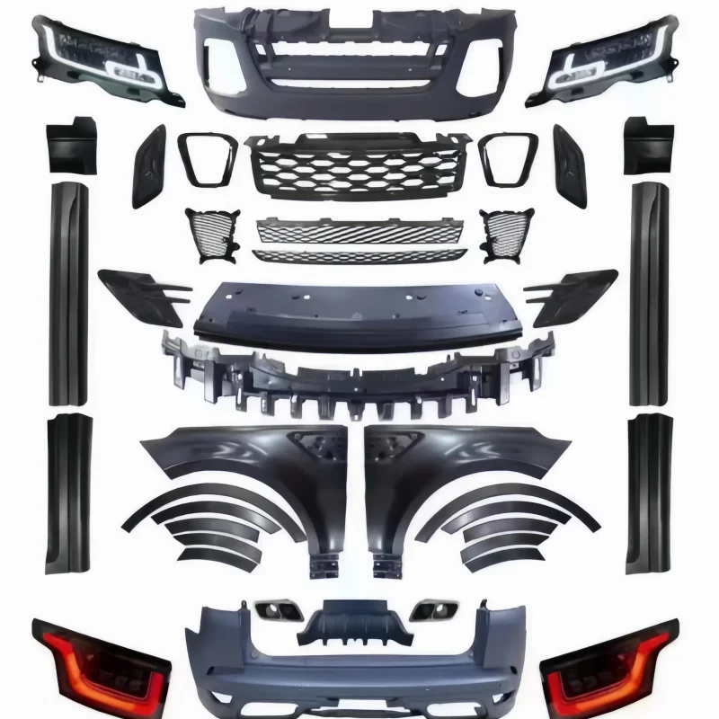 

Suitable for 15-17 Range Rover Sport Modified 18-22 SVR Surround Kit Front and Rear Bumper and Headlights Taillight Fenders