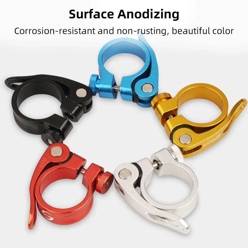 دراجة Seatpost المشابك الإفراج السريع 28.6 مللي متر 31.8 مللي متر 34.9 مللي متر سبائك الألومنيوم الطريق الجبلية دراجة الدراجات اكسسوارات