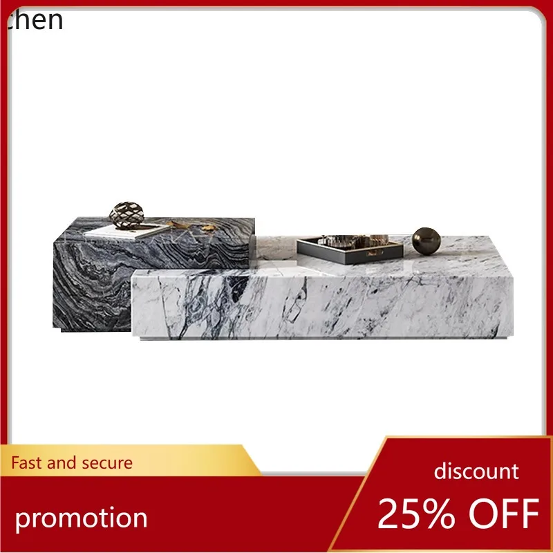 ZML Living Room Modern Luxury Stone Creative Large Flat Layer