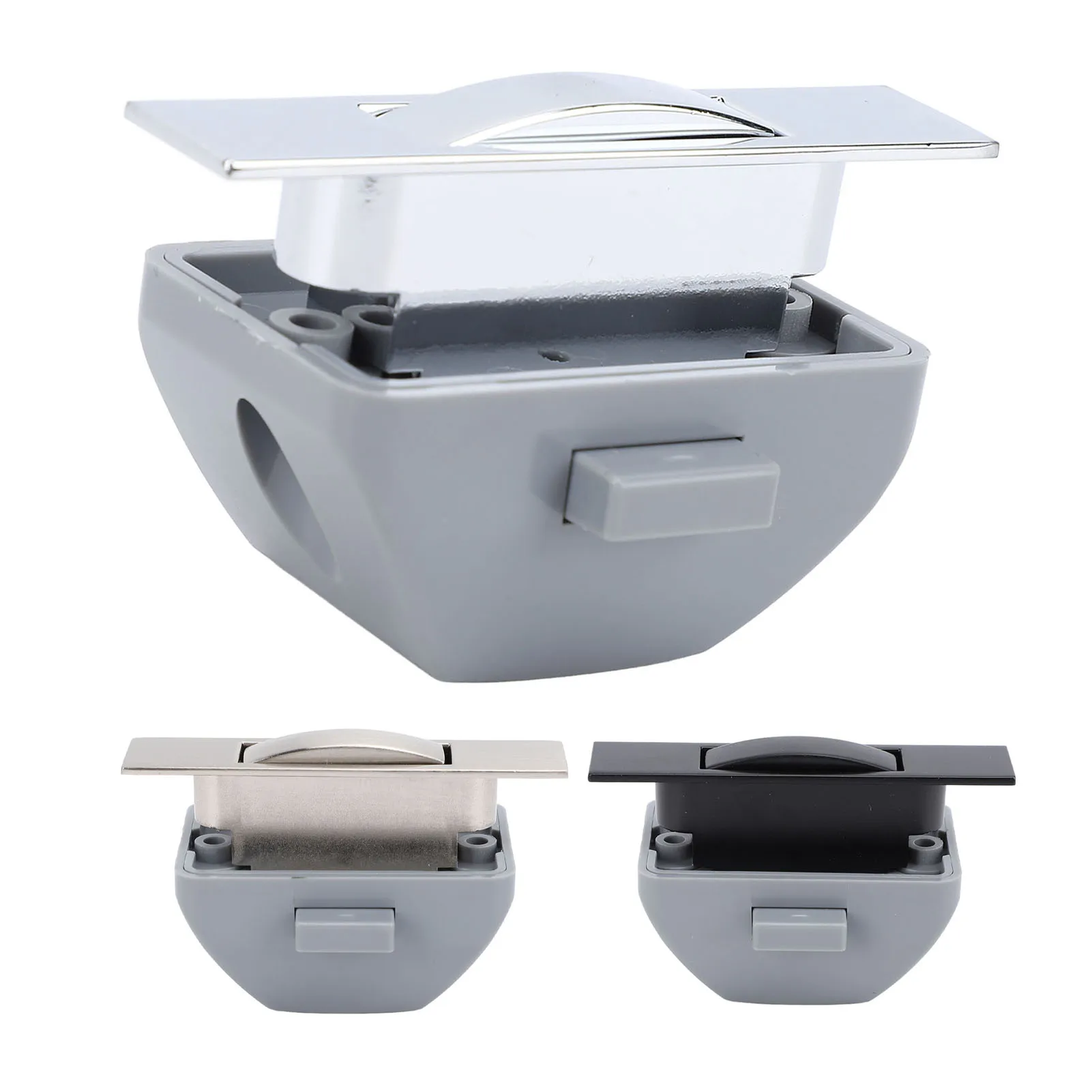 Push Cupboard Locks RV Push Cabinet  Zinc Alloy Keyless Cupboard Locks for RV Yachts Motorhome  Rv Drawer Push