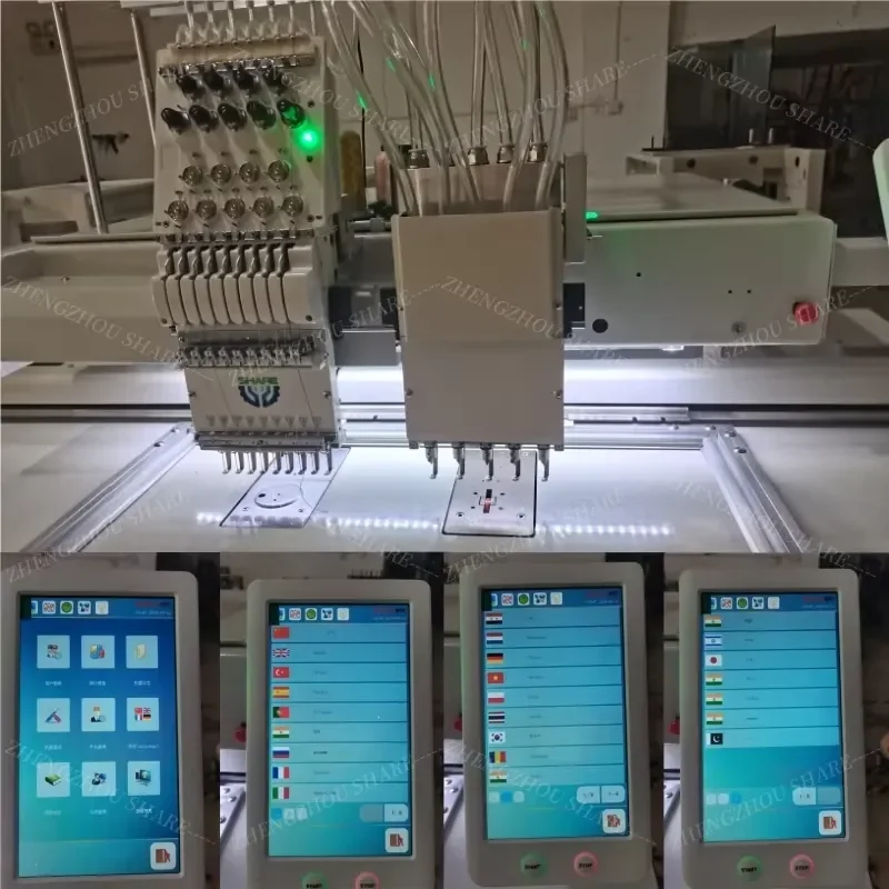 Punch sewing single head embroidery punch making machine