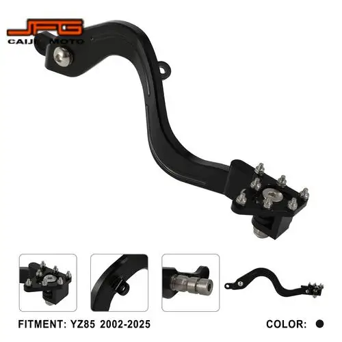 

Для Yamaha YZ85 2002-2025 рычаги ножного тормоза с ЧПУ, алюминиевая запасная часть, грязевой питбайк, аксессуары для внедорожных мотоциклов