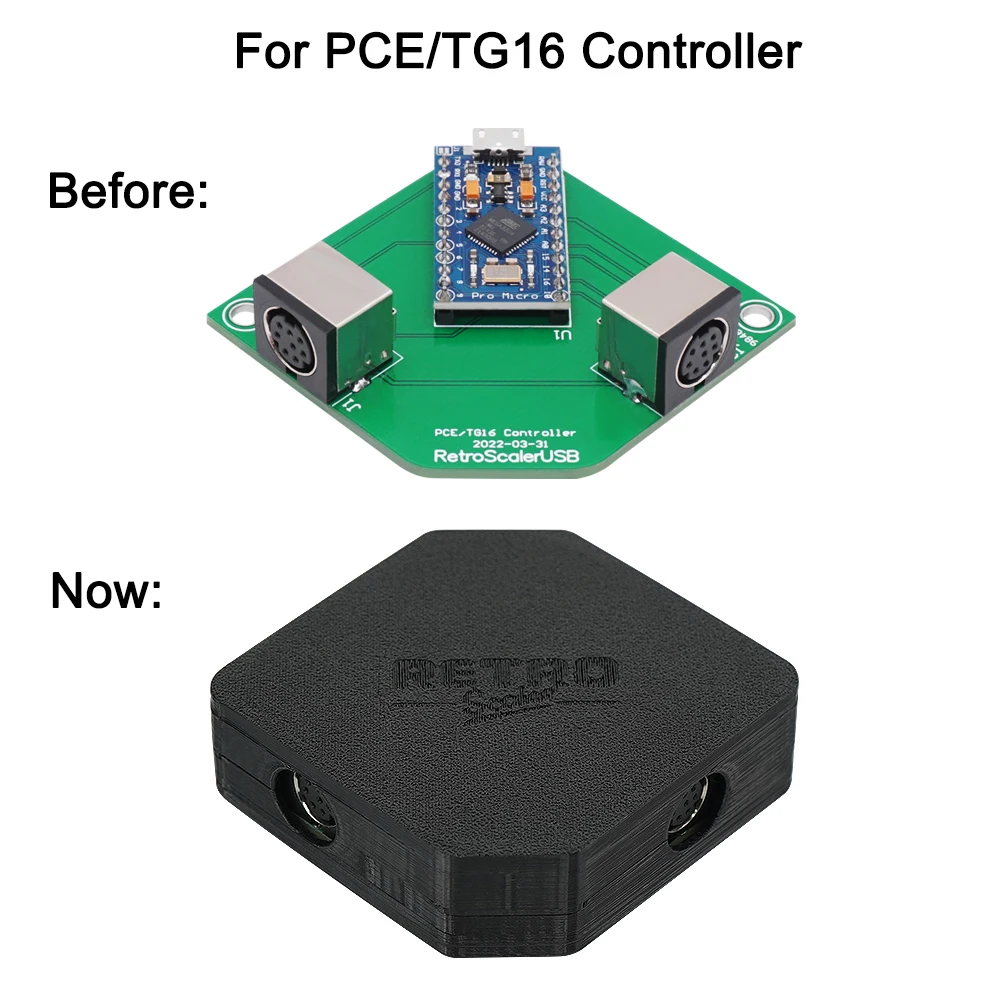 

PC Engine / TurboGrafx-16 Controllers To USB AdapterPC E controllers to USB adapter