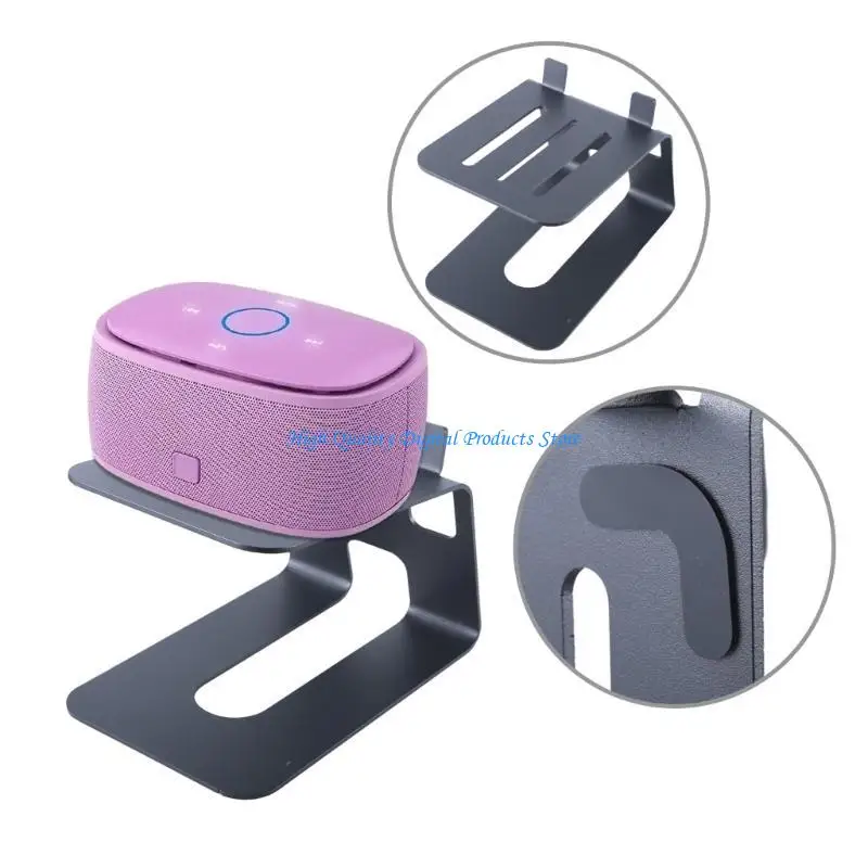 

U2JE Antislip Pad Desktop Speaker Stands Easy Assembly Enhances Stand Neatly Fitted Stable Speaker Mounts Holder