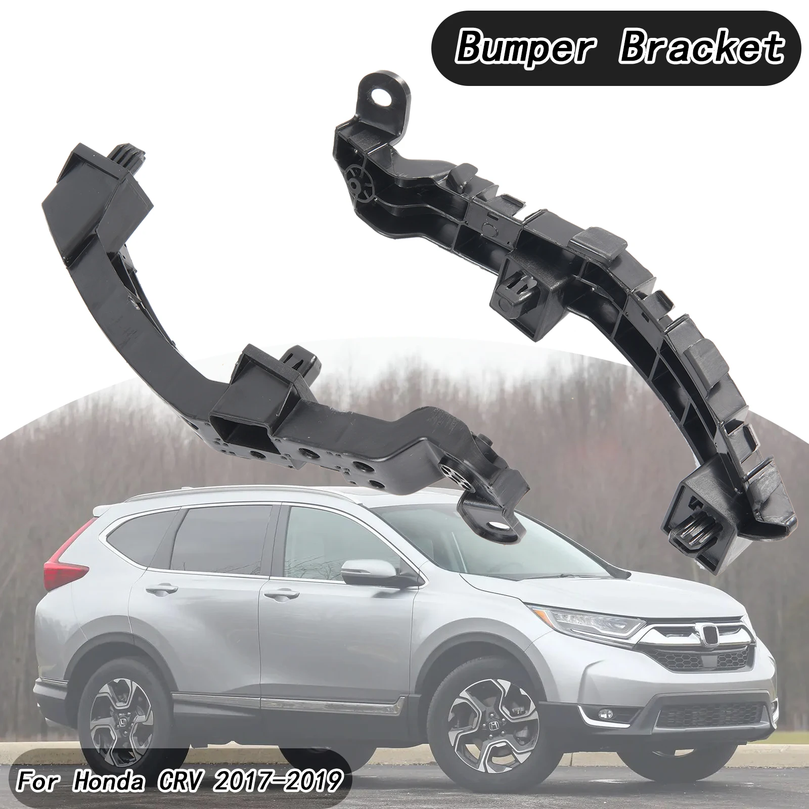 Car Part Front Bumper Retainer Brackets Spacer Left Right Pair Side Beam Mount Support 71198TLAA01 For Honda CRV 2017 2018 2019