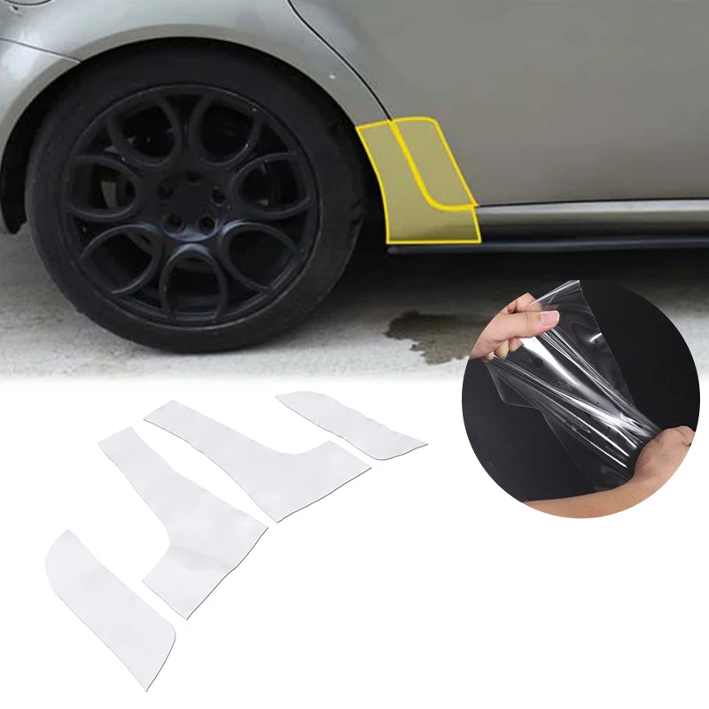 For Alfa Romeo 159 2004-2011 TPU Transparent Car Front Rear Door Rocker Panel Decorative Sticker Car Protection Accessories