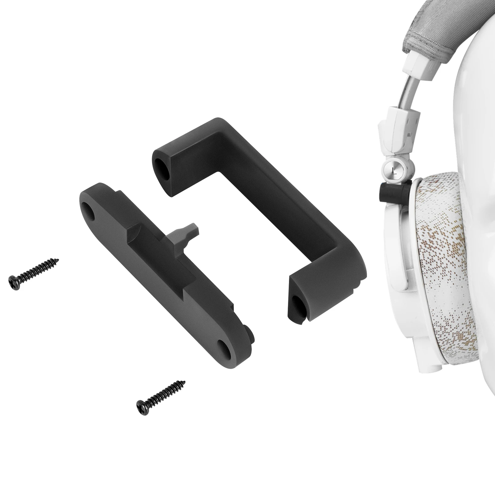 Geekria 1 paire de kit de fixation de charnire de bandeau compatible avec les couteurs audio-technica ATH-M50x/M50xBT/M50xGM/M50xBB/M50xPB/M50xWH