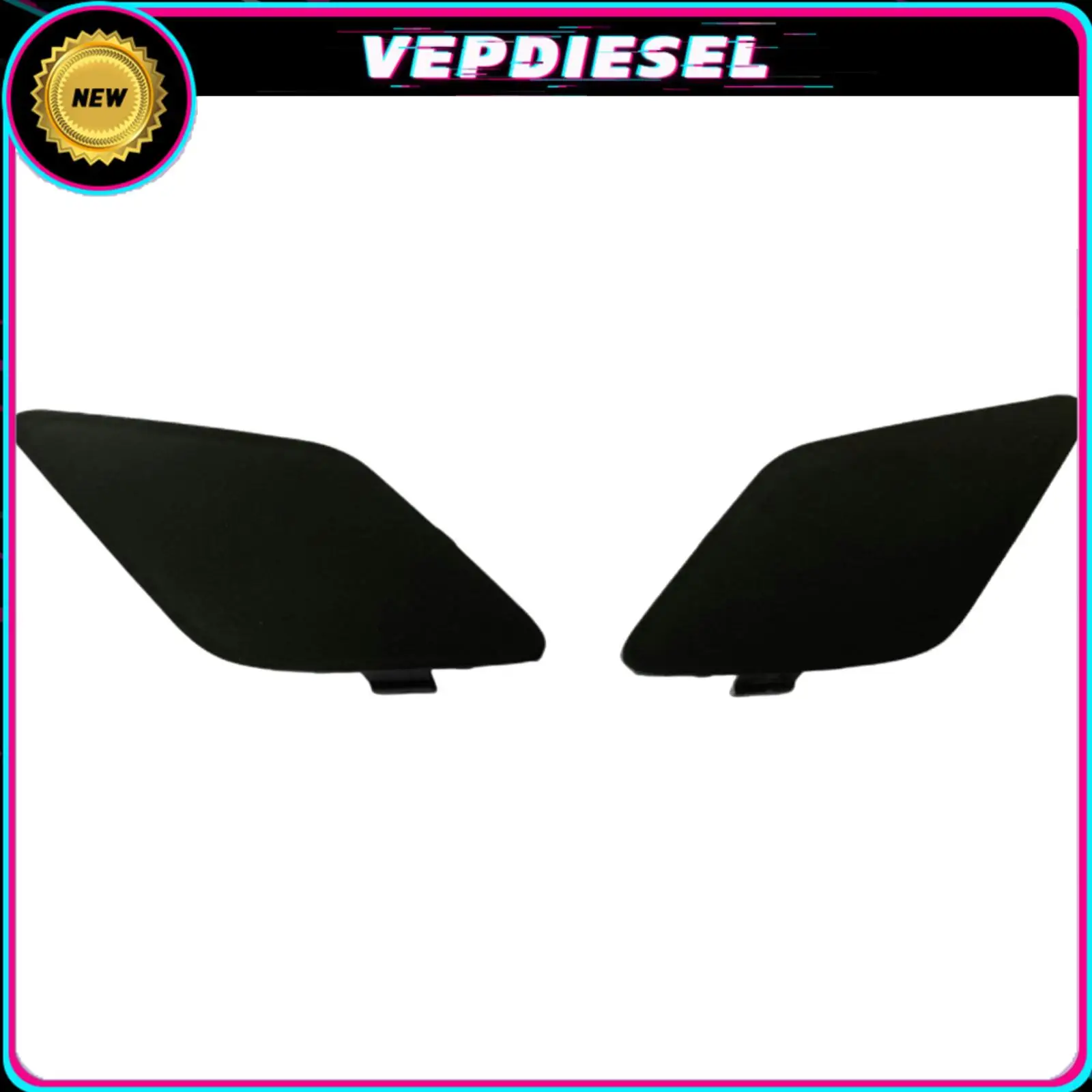 

2Pcs Front Bumper Trailer Tow Hook Eye Cover FOR Toyota Prius Prime 2017-2020 52128-47908 52127-47120 Car Accessories