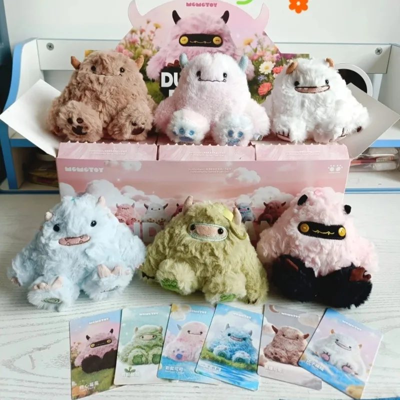 

MOMOTOY Dundun Family Series Blind Box Cute Monster Anime Figure Surprise Bag Pendant Dolls Collectible Toys Trendy Girl Gifts