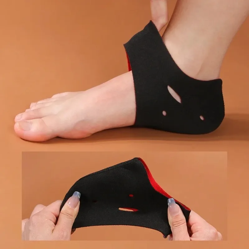 Plantar Fasciitis Heel Socks Anti-Crack Elastic Cloth For Achilles Tendonitis Calluses Insole Cracked Feet Pain Relief Heel Pads