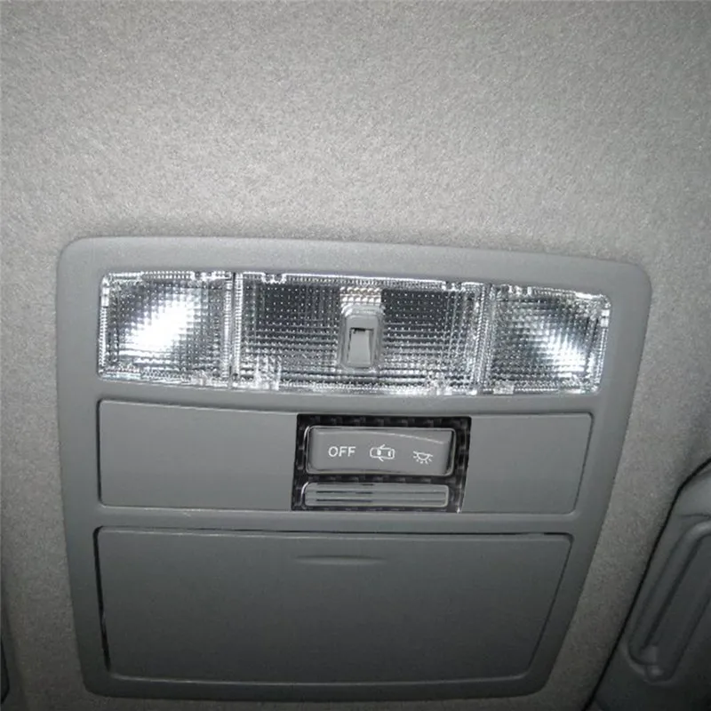 Accessori decorativi interni auto per Toyota Camry 2007 2008 2009 2010 2011 adesivi cornice pulsante luce aerea in fibra di carbonio