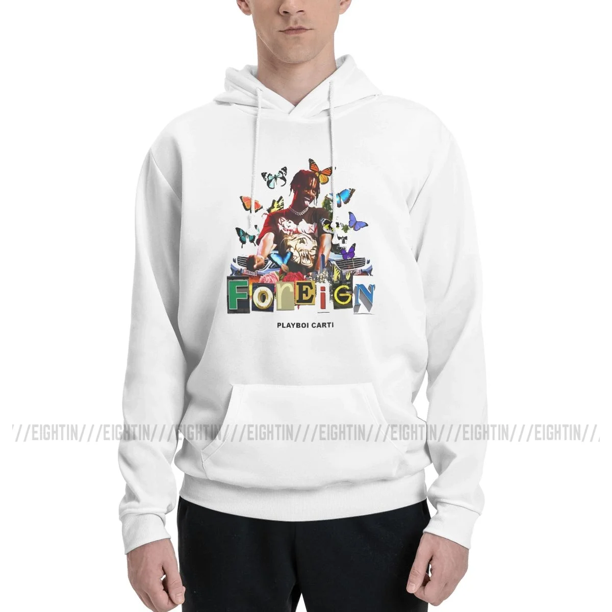 

Novelty Hoodies Couple Thin Fleece Sweatshirt Man Playboi Carti Foreign Purified Cotton Hooded Sweatshirt Normal Hoodie Shirt