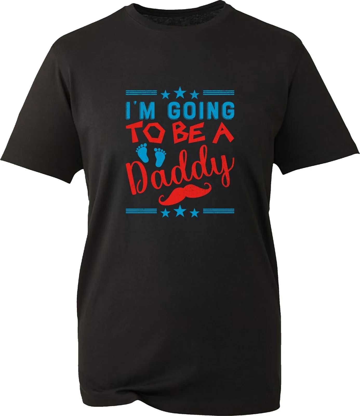 Camiseta del Día del Padre con texto en inglés "I'm Go To Be A Daddy", regalo sorpresa para bebé recién nacido