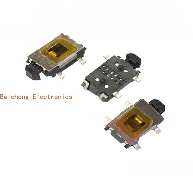 10PCS Side button big turtle 4 * 7 touch switch patch horizontal telescopic reset button 4-pin with fixed points