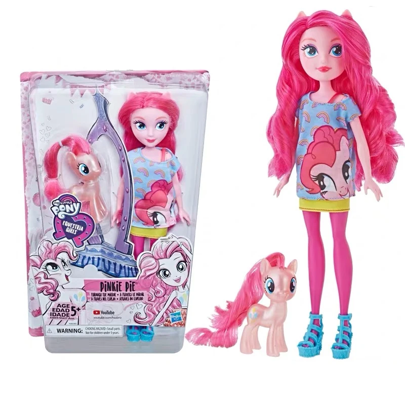 Hasbro Anime My Little Pony Equestria Twilight Sparkle Pinkie Pie Fashion Squad Gifts for Children Action Figure Model Toys