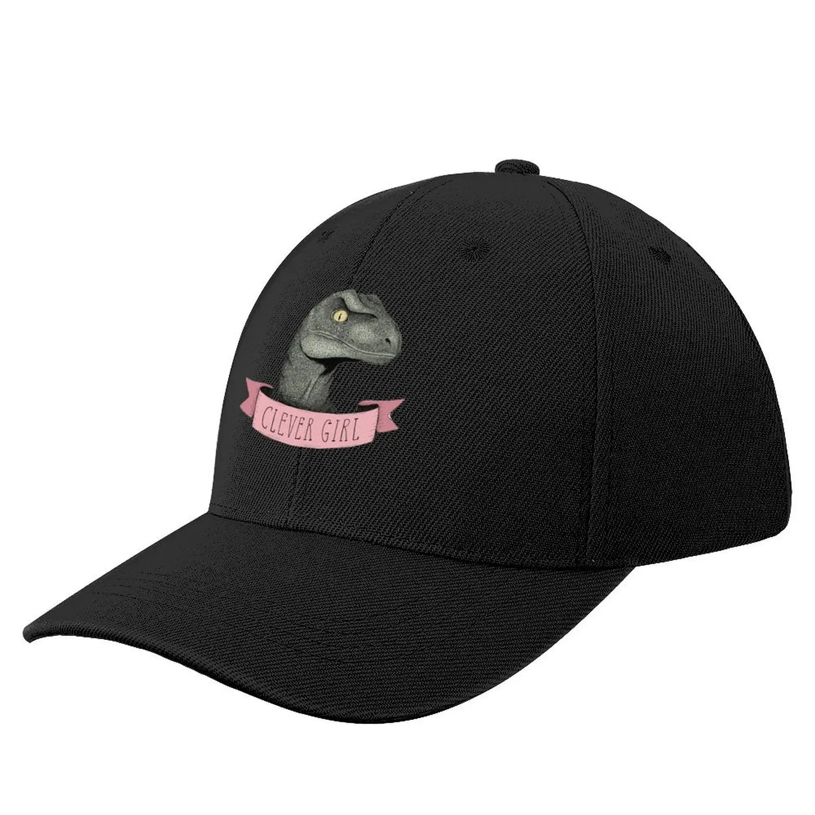 

Clever Girl raptor dinosaur Baseball Cap Bobble Hat Sports Cap black western Hat Caps Male Women's