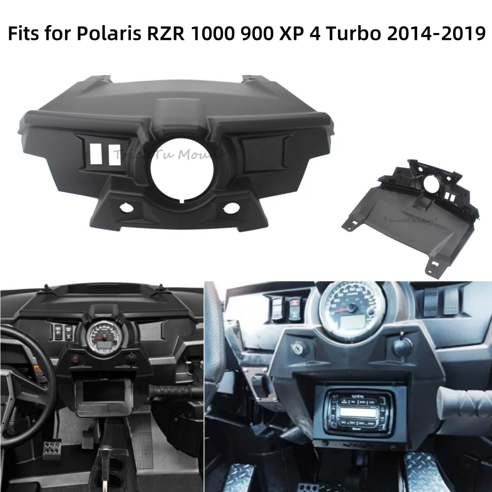 UTV/ATV Accessories Front Upper Console Dash Cover Fit For Polaris RZR XP 4 1000 900 Turbo EPS Replace for Parts #2634956-070