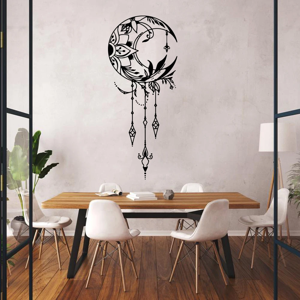 Large Mandala Nature Moon Arrow Wall Sticker Camper Rv Motorhome Geomotric Space Wall Decal Vinyl Home Decor