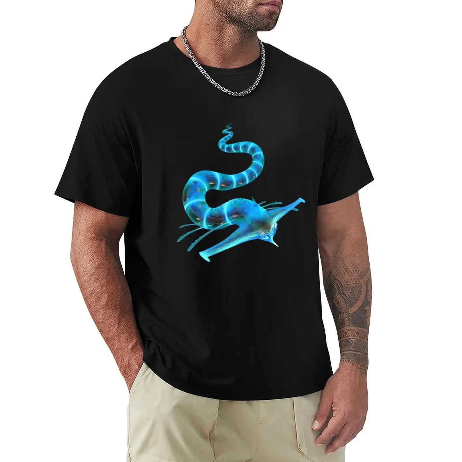 Subnautica - Ghost Leviathan T-Shirt Work Outdoor T-Shirt for Men