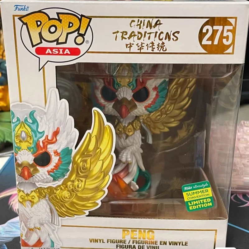 

Original Asia Traditional Chinese Peng Figure Statue Dolls Funko Pop 6-Inch Decor Figurine Global Limited Model Toy Collect Gift