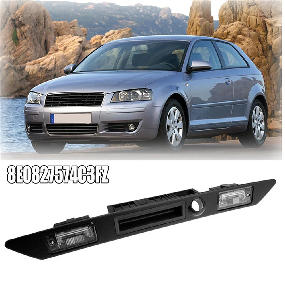 

1PCS Rear License Plate Light Trunk Tailgate Handle Switch 8E0827574 8E0827574C3FZ For Audi A3 A4 A6 Q7 RS3 S4 Car Parts