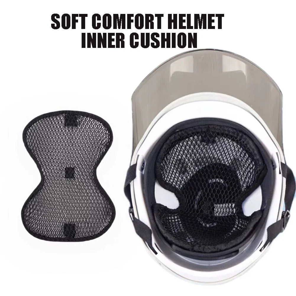 8 Grid Design Universal Helmet Inner Liner Pad Breathable Heat Insulation Sweat Absorbing Soft Wear Resistant Cushion Supply