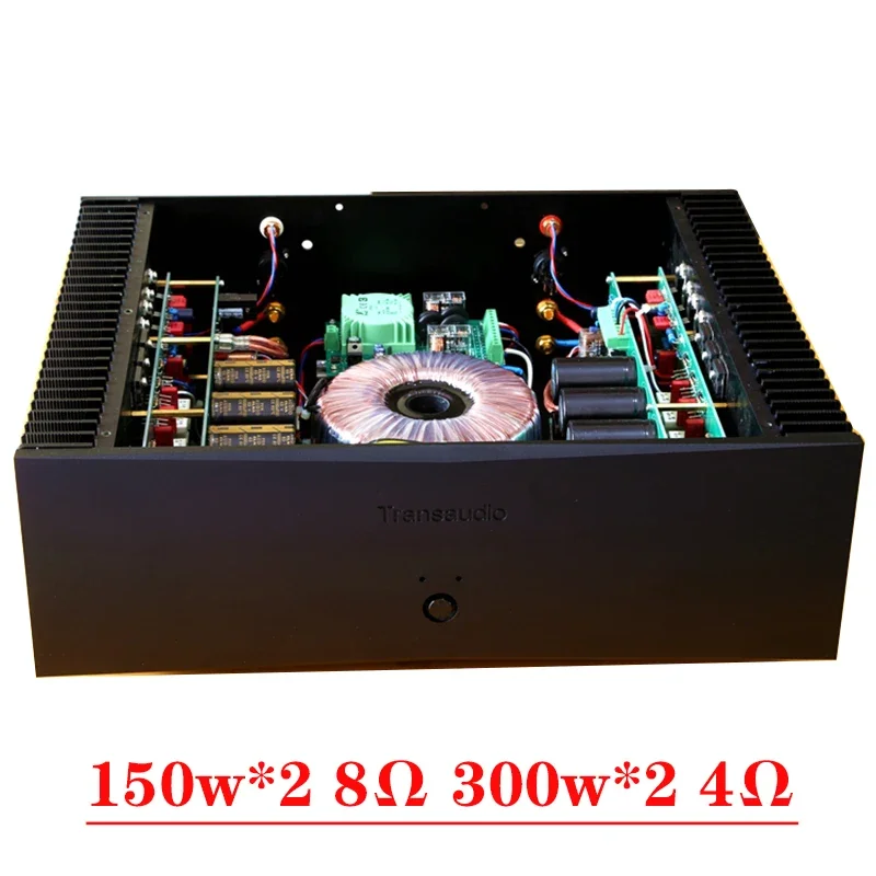 300w*2 Class AB Power Amplifier Transistor High Output ONMJL3281/1302 Horn Protection Circuit High Power HIFI Amplifier Audio