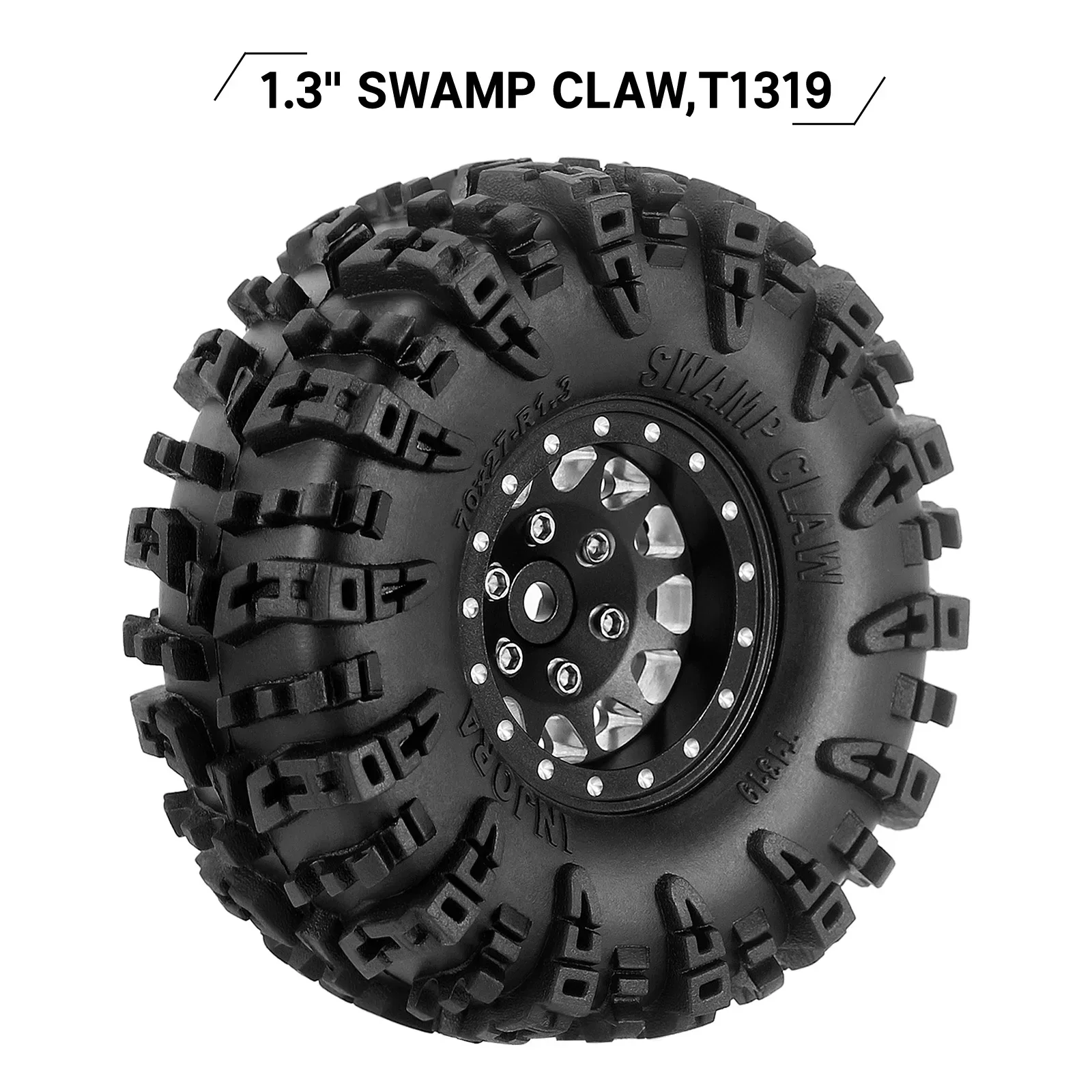 INJORA Swamp Claw 70*27mm S5 Mud Terrain 1.3