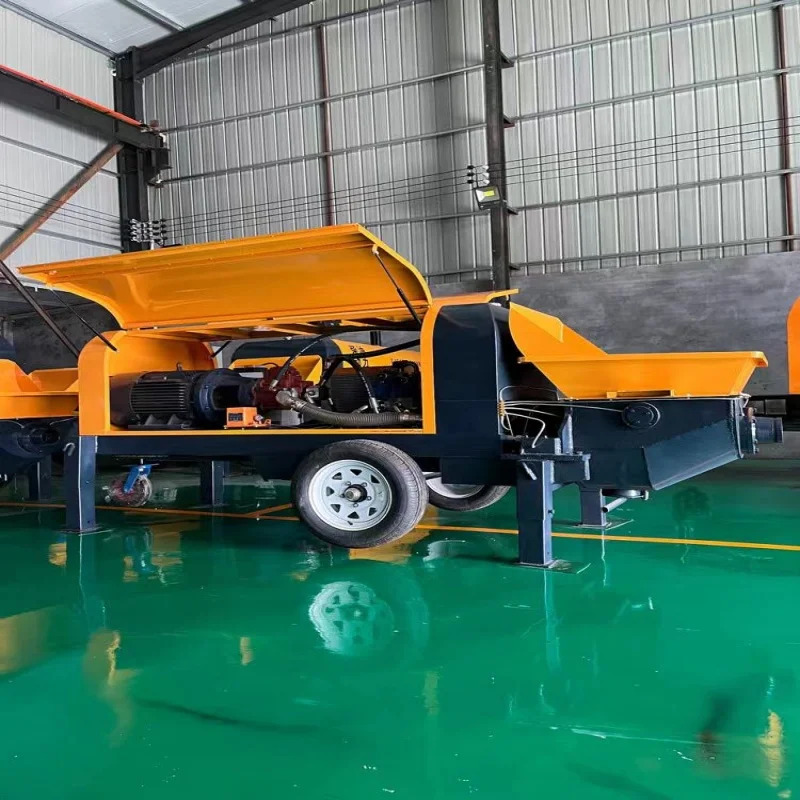 Factory Supply Concrete Pump Machine Squeeze Concrete Pump Truck Mounted Concrete Pump High Quality