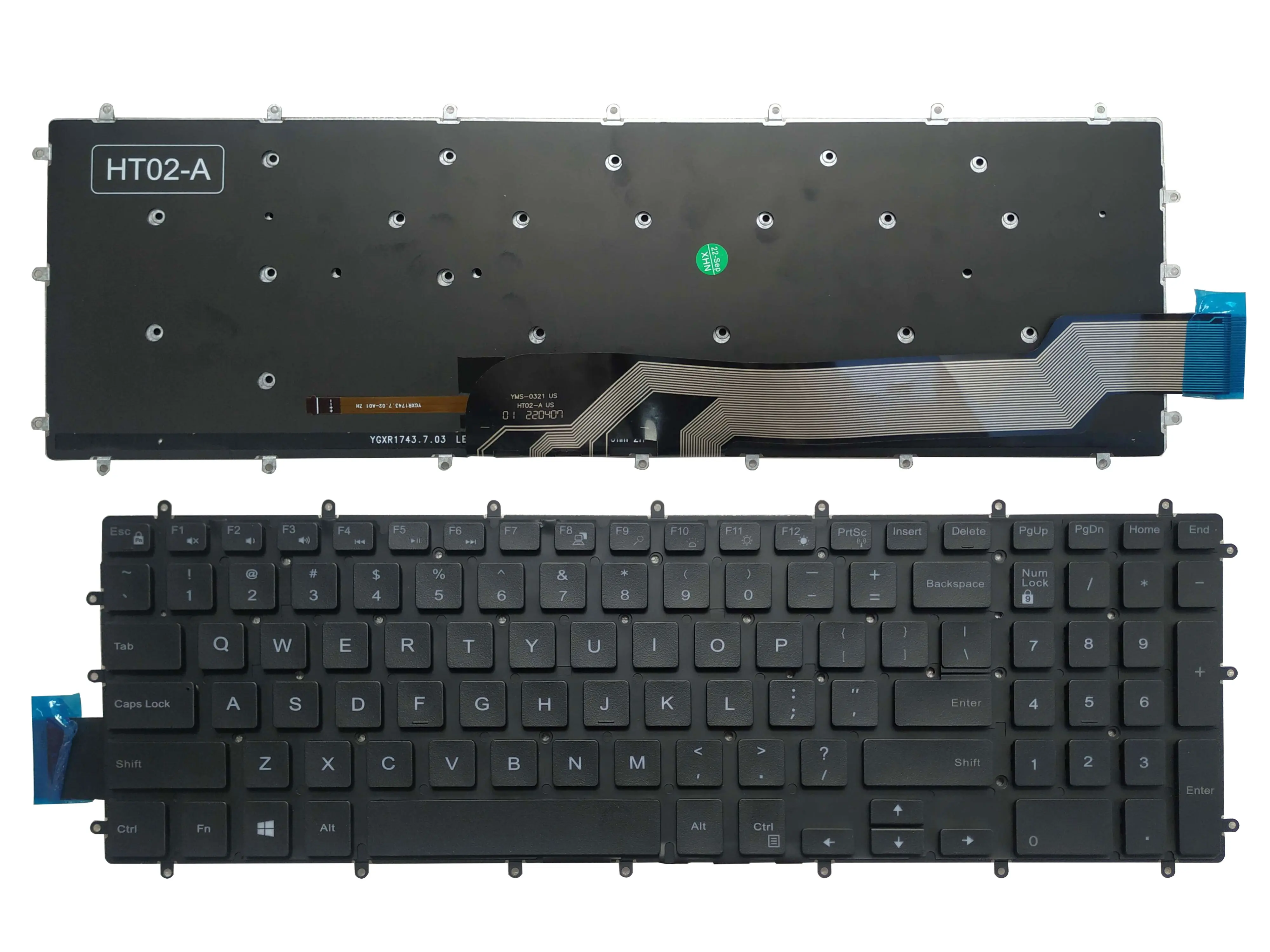 New Backlit US Keyboard For Dell Inspiron 15-7000 7566 7567 7568 7577 5567 7587 7570 7580 5567 3580 3581 3582 3583 3584 3585