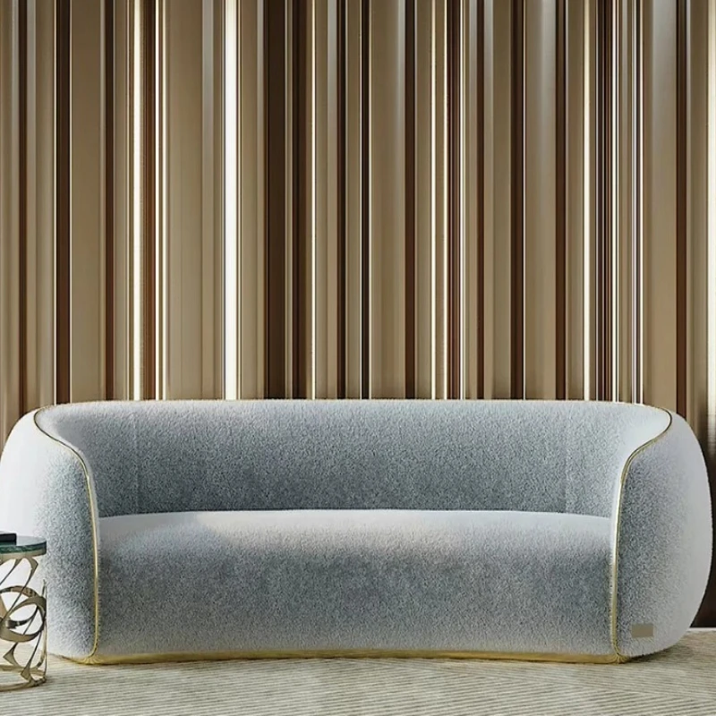 Modern minimalist style furniture living room sofa leather sofa set