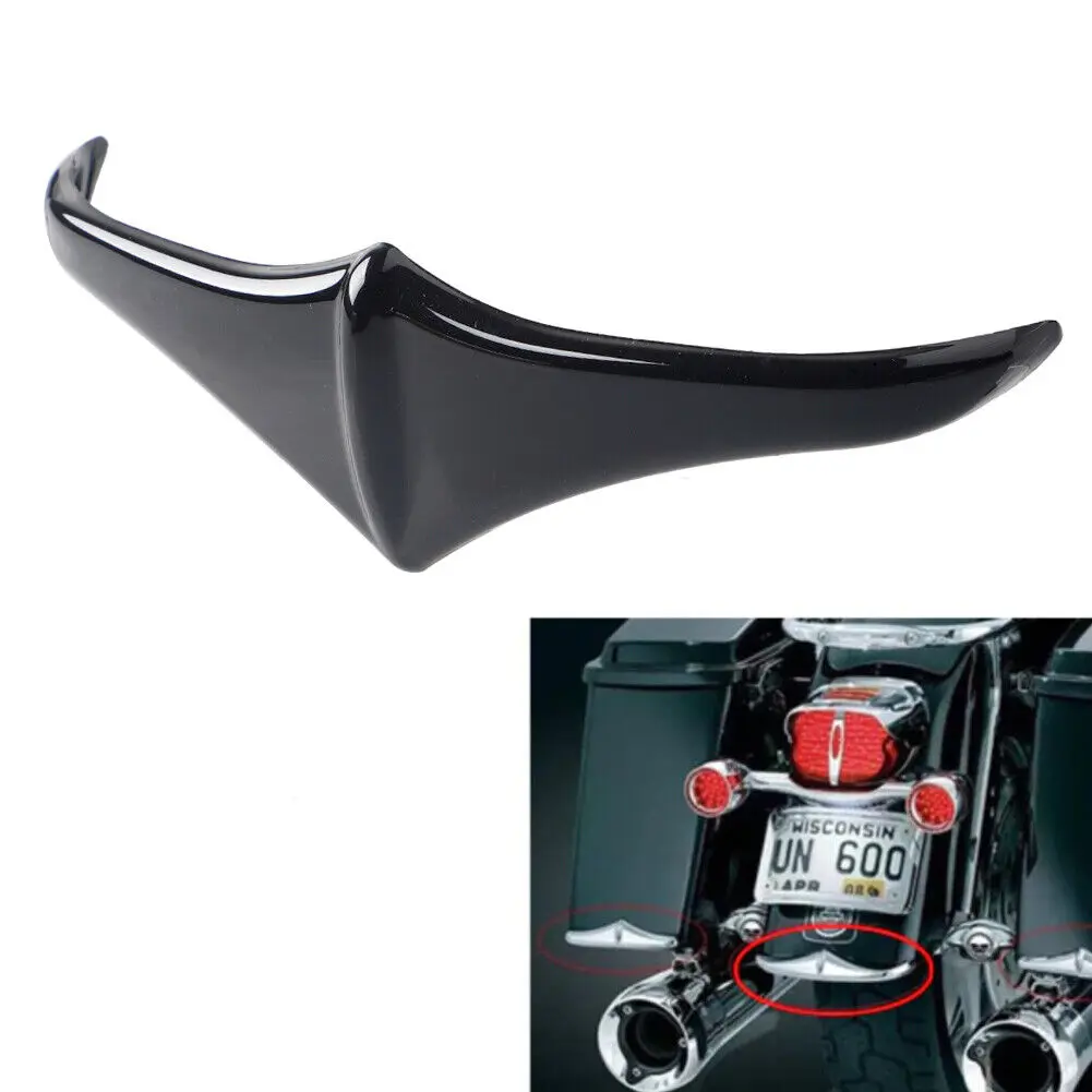 

Vivid Black Rear Fender Accent Leading Edge Tip Trim For Harley Touring 98-2019