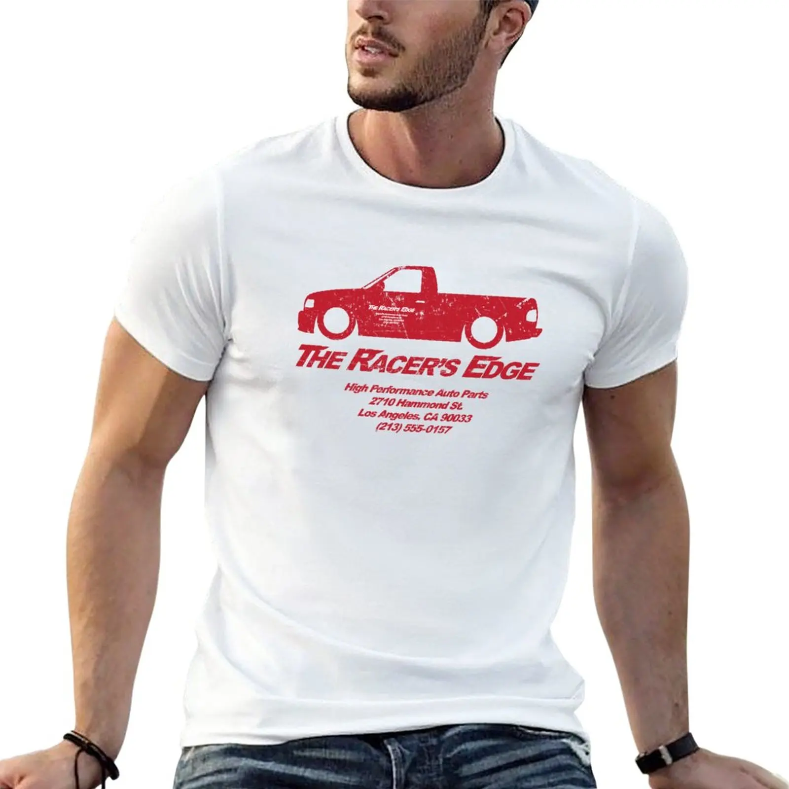 

New The Racer's Edge V2 (Dark Grunged) T-Shirt blank t shirts mens graphic t-shirts funny