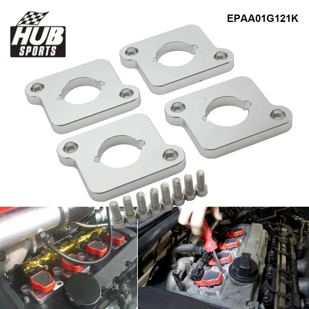 HUB sports - EPMAN Billet Aluminum Coil Pack Adapter Spacer Set For VW Audi Golf 1.8T Engines With FSI/TSI Coilpacks EPAA01G121K