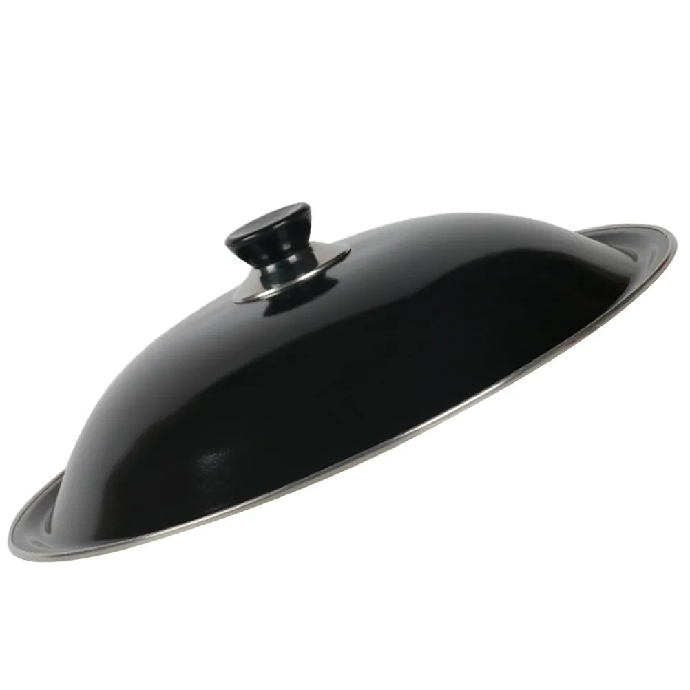 

Эмалированная крышка для кастрюли, многофункциональная, с защитой от ожогов, универсальная ручка, многоразовая крышка для сковороды, кухонный аксессуар