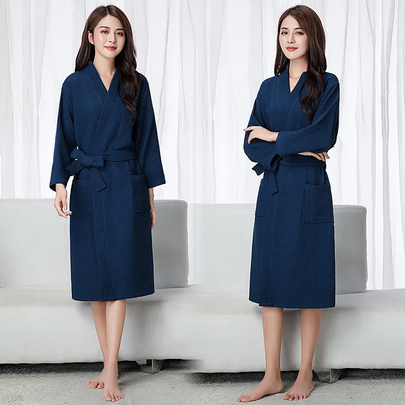 Casual Wedding Dresses New Pure Cotton Long Sleeve Sleepwear Night Dress Spring Autumn Shower Robe Comfort Women's Bathrobe