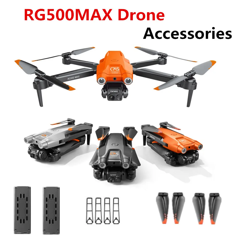 Accesorios originales para Dron RG500 MAX, hoja de arce de hélice de 3,7 V y 2000mAh, piezas de repuesto para Dron RG500 MAX, baterías