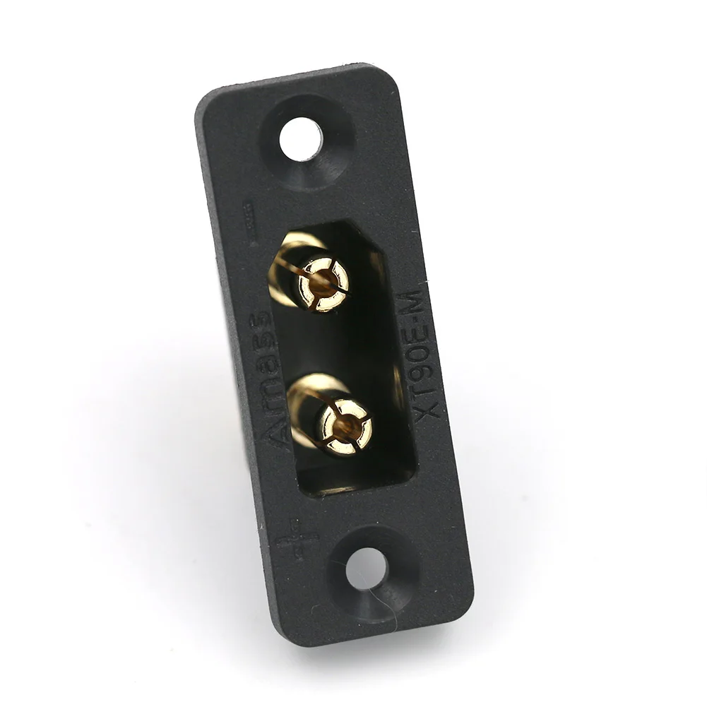 1/2/5/10 pièces AMASS noir XT90E-M connecteur de batterie mâle plaqué or pour avion RC Drone bricolage pièces de connexion
